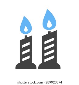 Candle, christmas, party icon vector image.Can also be used for christmas, celebrations, observances and holidays. Suitable for use on web apps, mobile apps and print media.