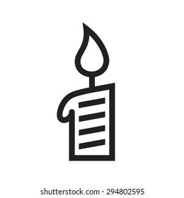 Candle, christmas, party icon vector image.Can also be used for christmas, celebrations, observances and holidays.Suitable for use on web apps, mobile apps and print media.