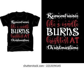 Candle Christmastime Essential T-Shirt design