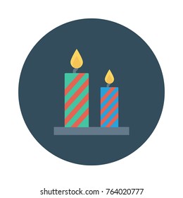 candle circle flat