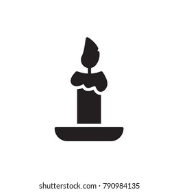 candle dark icon glyph