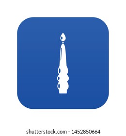 Candle dinner icon. Simple illustration of candle dinner vector icon for web