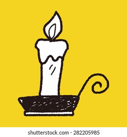 candle doodle