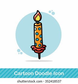 candle doodle