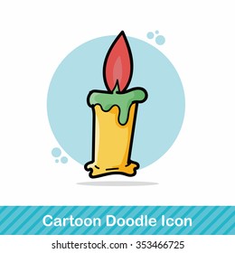 candle doodle