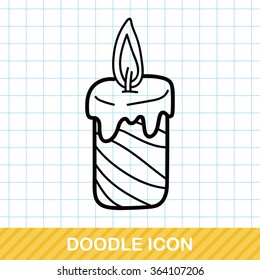 candle doodle