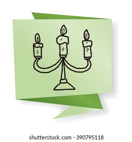 candle doodle