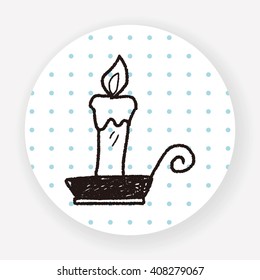 candle doodle