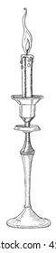 candle drawing