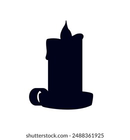 Candle emoji vector symbol sign icon light peace