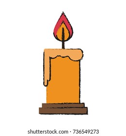 Candle fire flame