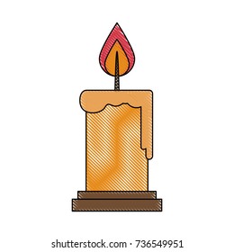 Candle fire flame