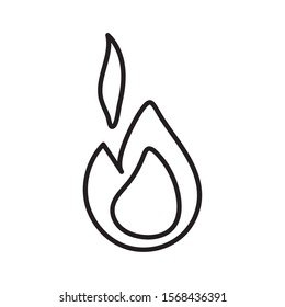 candle fire flame mexican decoration vector illustration design