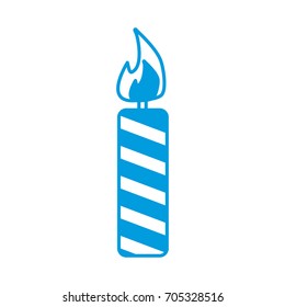 candle flame decoration celebration light icon