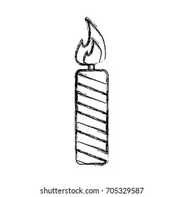candle flame decoration celebration light icon