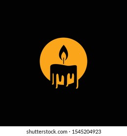 Candle Flame Icon Modern Business Logo
