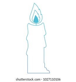 candle flame isolated icon
