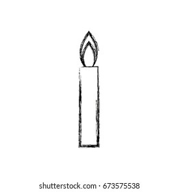 candle flame light abstract decoration icon