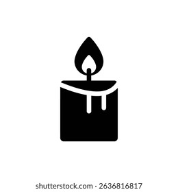 Candle Flame Representing Mindfulness and Inner Peace
