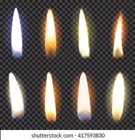 candle flame set