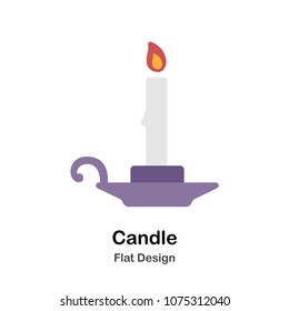 candle flat icon