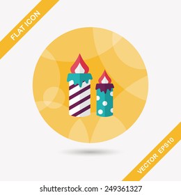Candle flat icon
