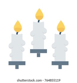 candle flat icon