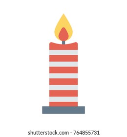 candle flat icon