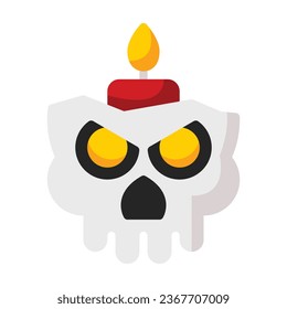 Icono plano de la vela. Perfecto para diseño gráfico, móvil, interfaz de usuario y obras maestras web