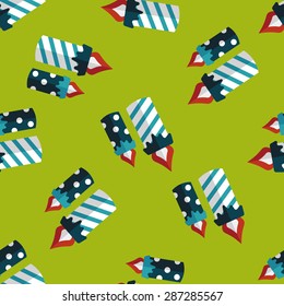 Candle flat icon,eps10 seamless pattern background