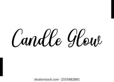 Candle Glow text christmas holiday quotes stylist typography 