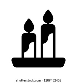 candle glyph icon
