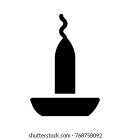 candle Glyph icon