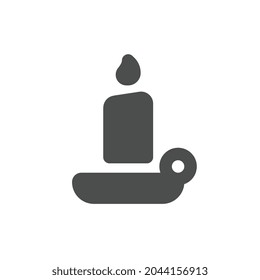 candle Halloween solid icon for business website,apps, and many more