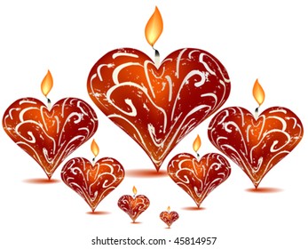 candle hearts
