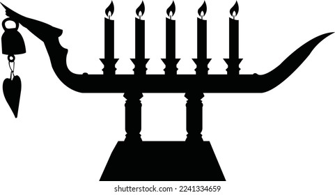 Candle Holder for Thai Buddhism, Thailand Buddhism, Thai Buddha, Thailand Buddha, Thai pattern