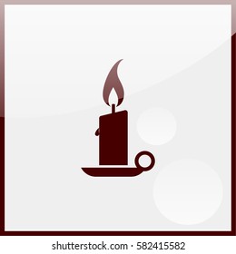 Candle Icon.