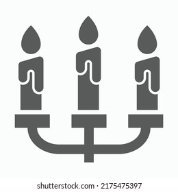icono de vela, vector de velas de cera de abejas