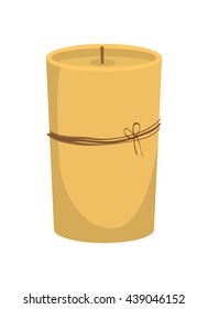 Candle icon. Candlelight design. vector graphic