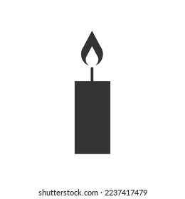 Candle icon. Candles object background vector ilustration.