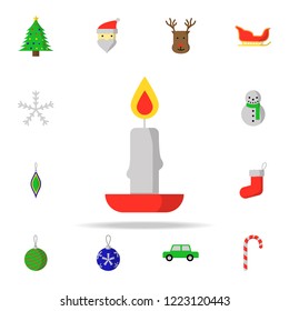 candle icon. CHRISMAS icons universal set for web and mobile