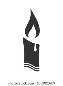 Candle icon design