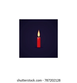 Candle Icon Design