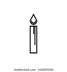 candle icon design vector template
