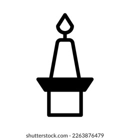 candle icon duotune black style chinese new year illustration vector perfect. Icon sign from modern collection for web. Nice design perfect