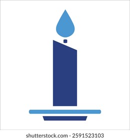 Candle Icon Element For Design