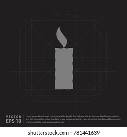 Candle Icon - EPS 10