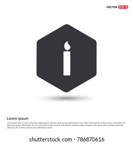 Candle Icon - EPS 10