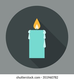 Candle Icon Flat