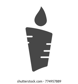 candle icon flat